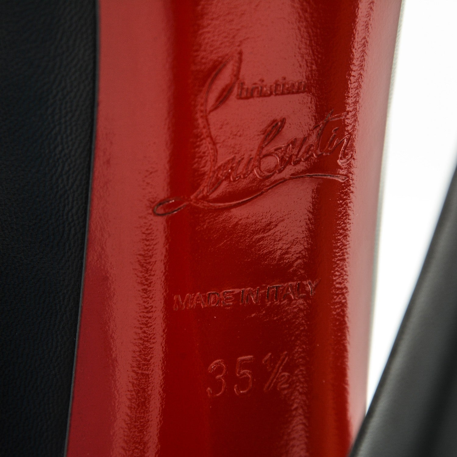 Christian Louboutin Kid Daffodile 160 Pumps 35.5 Black 6 of 7
