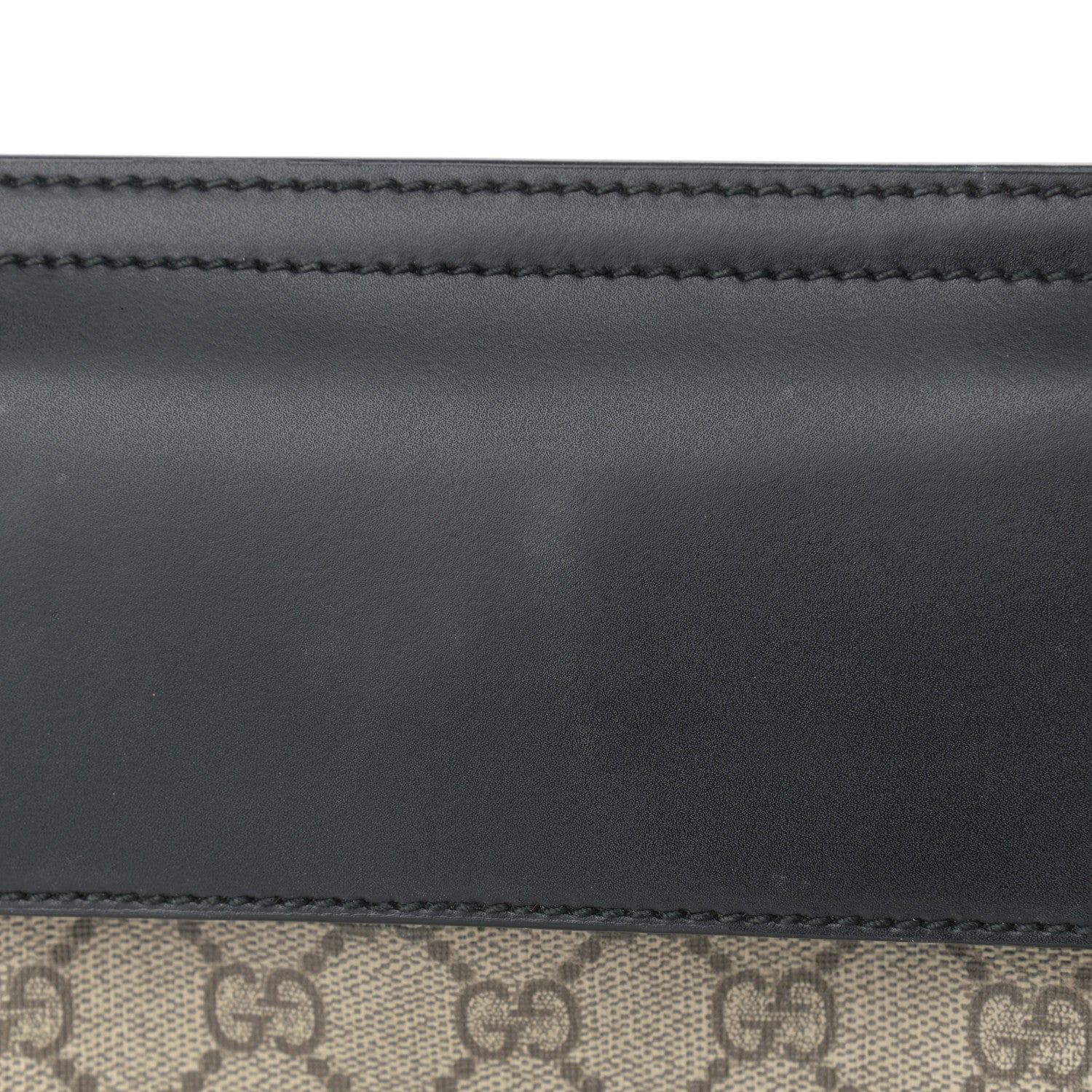 Gucci GG Supreme Monogram Web Belt Bag Black 17 of 18