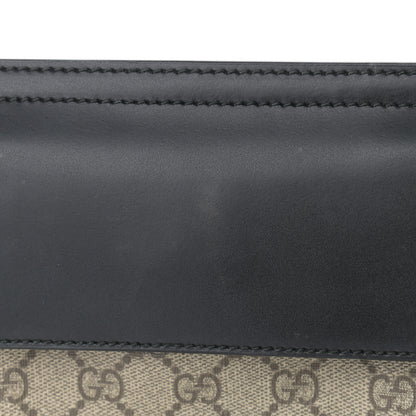Gucci GG Supreme Monogram Web Belt Bag Black 17 of 18