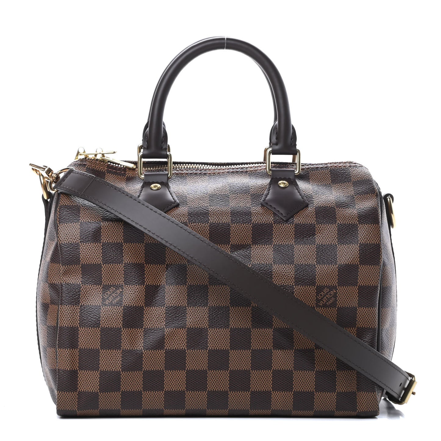 Damier Ebene Speedy Bandouliere 25