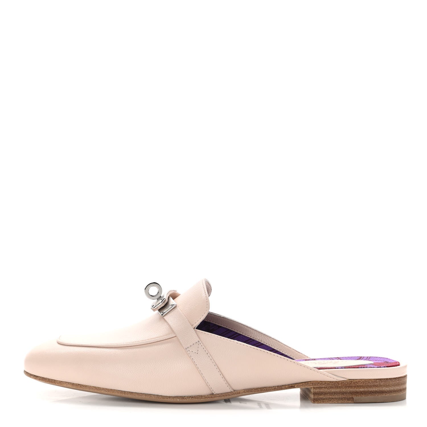 Hermes Goatskin Oz Mules 37 Blanc Poros 1 of 10