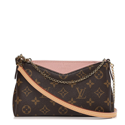 Louis Vuitton Monogram Pallas Clutch Rose Poudre 1 of 10