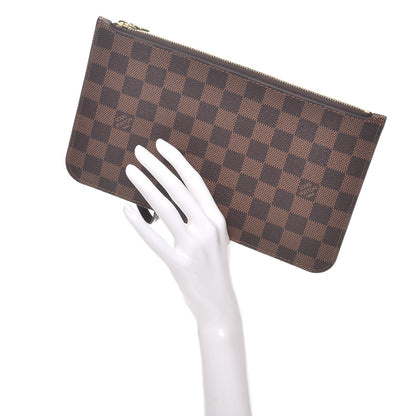 Louis Vuitton Damier Ebene Neverfull MM GM Pochette 2 of 8