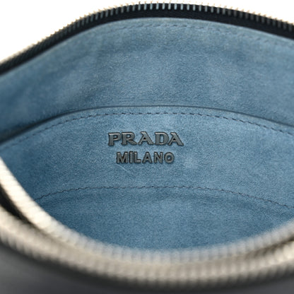 Prada Glace Calf Etiquette Crossbody Black Astrale 7 of 13