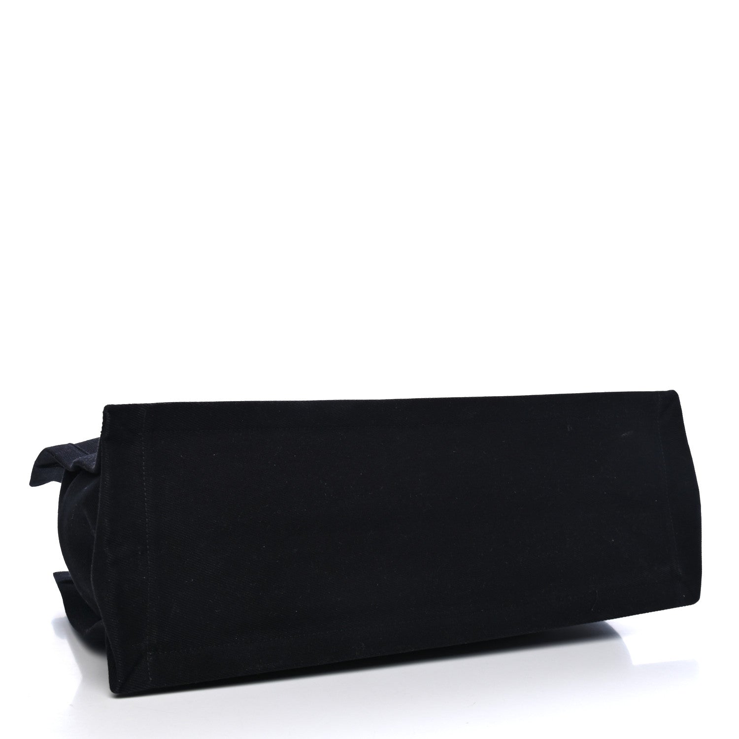 Saint Laurent Linen Calfskin Rive Gauche Tote Black 3 of 4