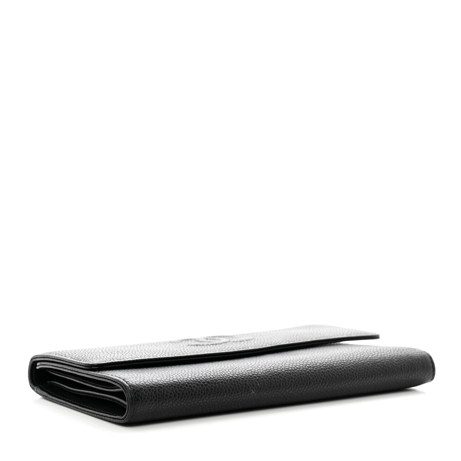 Chanel Caviar Timeless CC Large Gusset Flap Wallet Black 4 of 12
