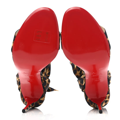 Christian Louboutin Leopard Du Desert 100 Sandal 39.5 Brown 5 of 8