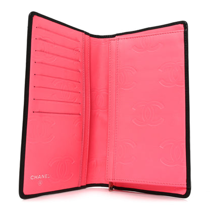 Chanel Calfskin Quilted Cambon Yen Wallet Black 5 of 9