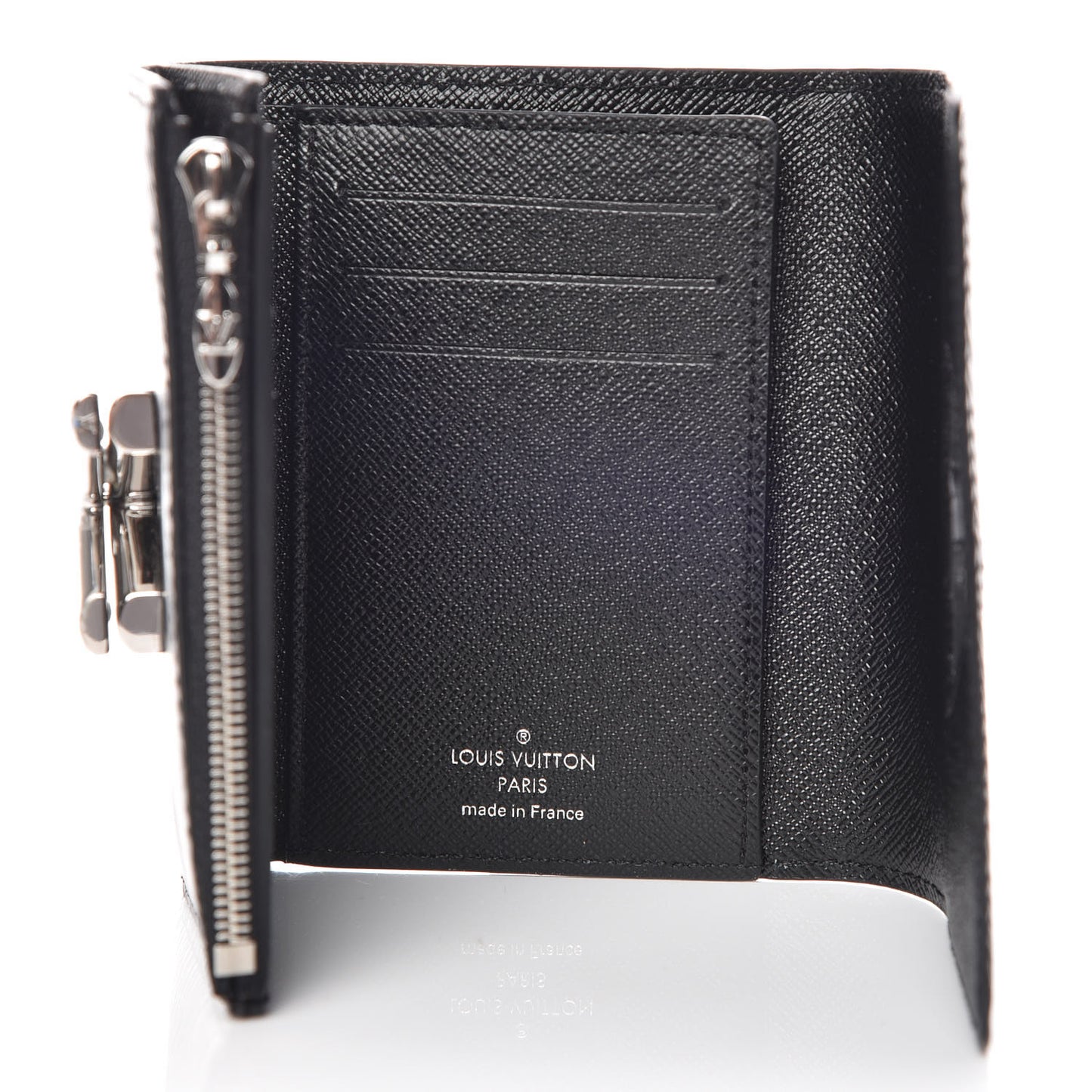 Epi Twist Compact Wallet Black