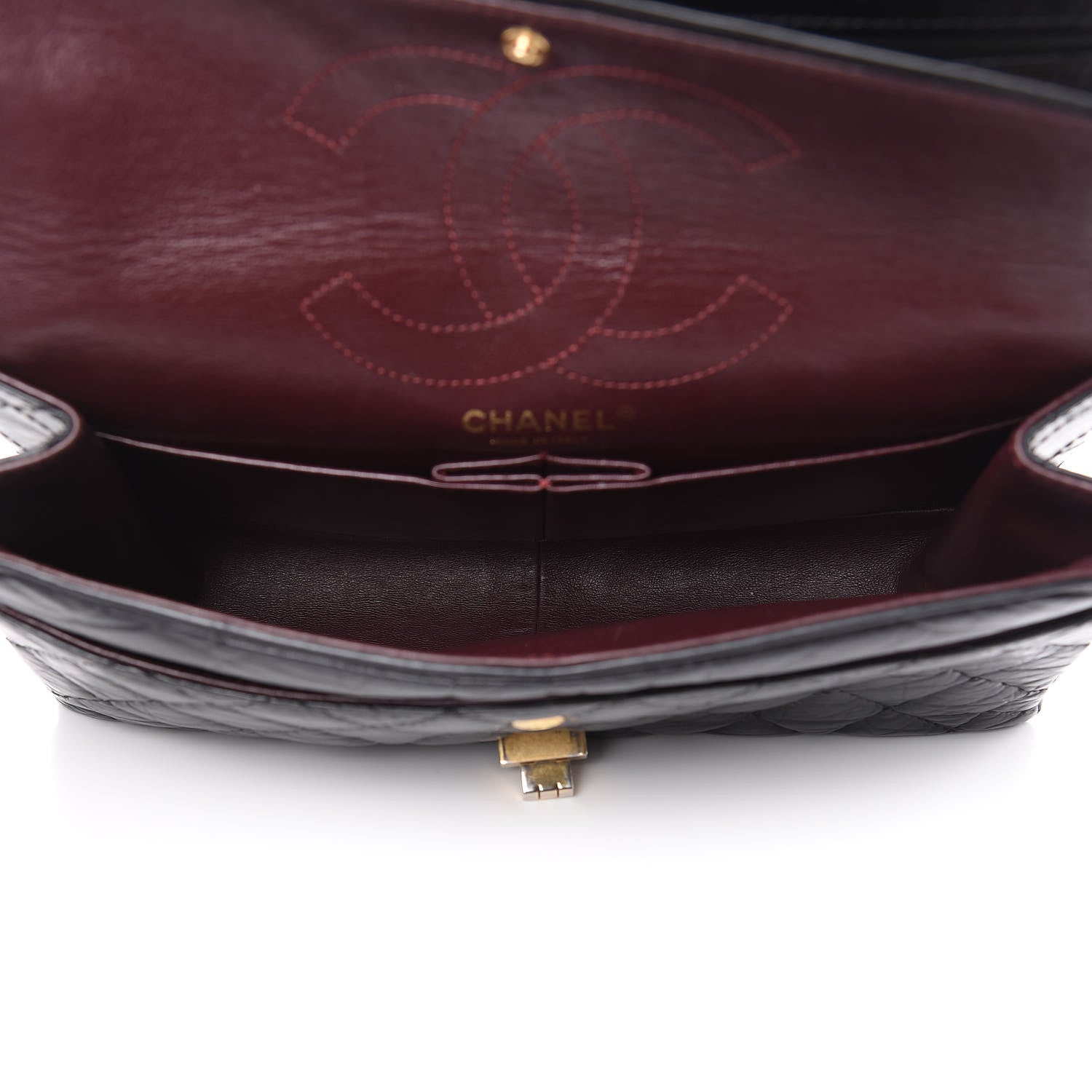 Chanel Aged Calfskin Quilted 2.55 Reissue 226 Flap Black 5 of 12