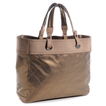 Chanel Paris Biarritz Large Tote Gold 3 of 8
