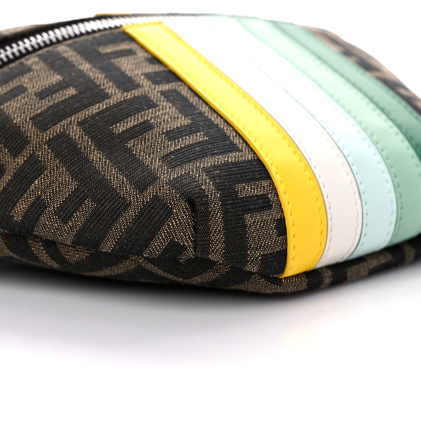 Fabric Jacquard Vitello Century Matt Semiluc FF Kids Belt Bag Tobacco Multicolor