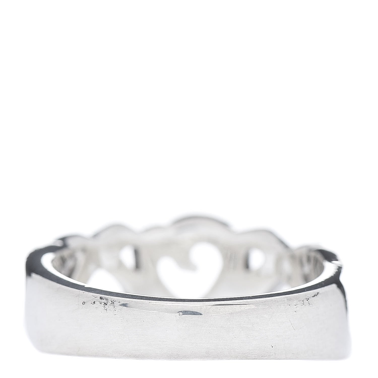 Tiffany Sterling Silver Paloma Picasso Loving Hearts Ring 53 6.25 4 of 8
