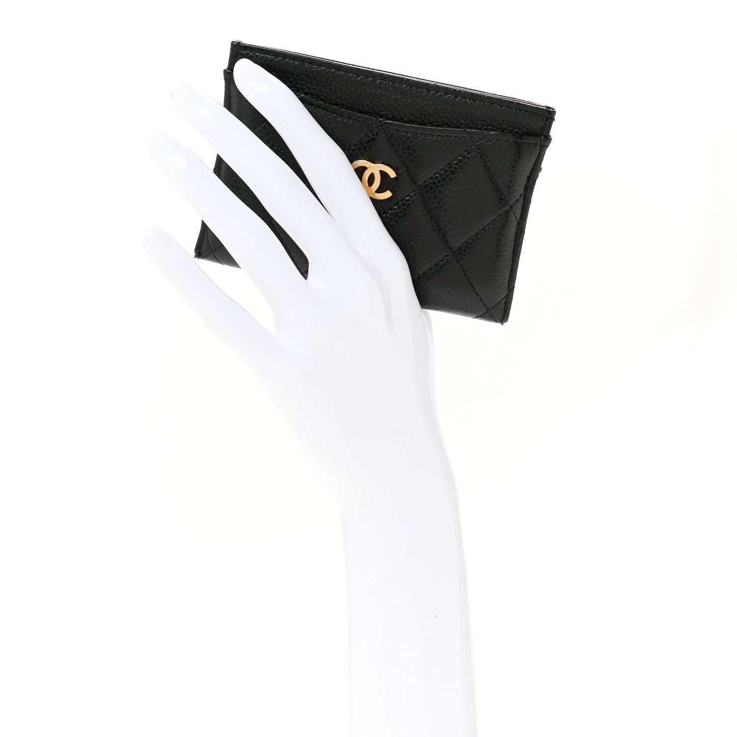 Chanel Caviar Quilted Card Holder Black 2 of 13
