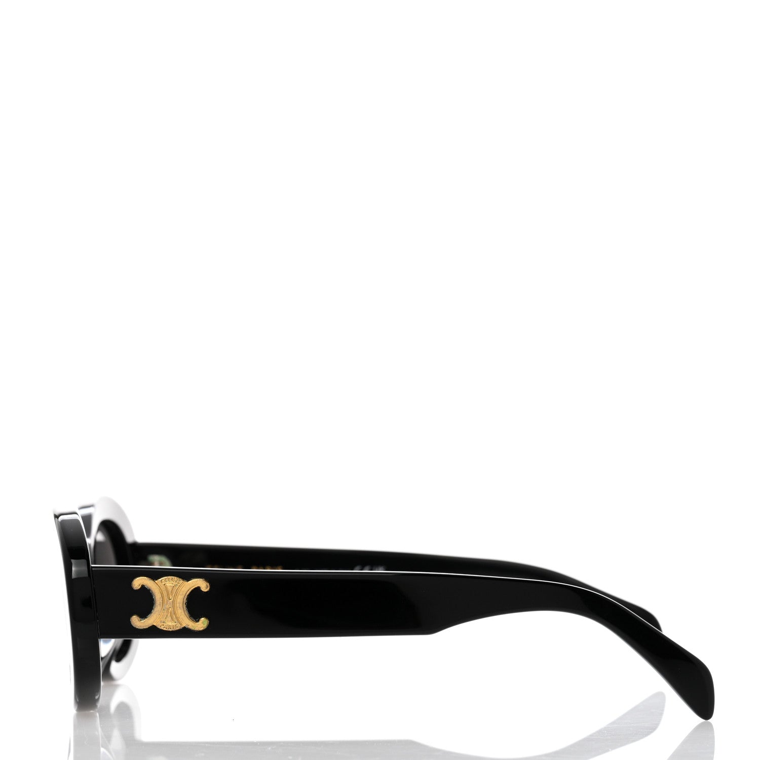 Celine Acetate Triomphe 01 Sunglasses CL 40194U Black 3 of 7