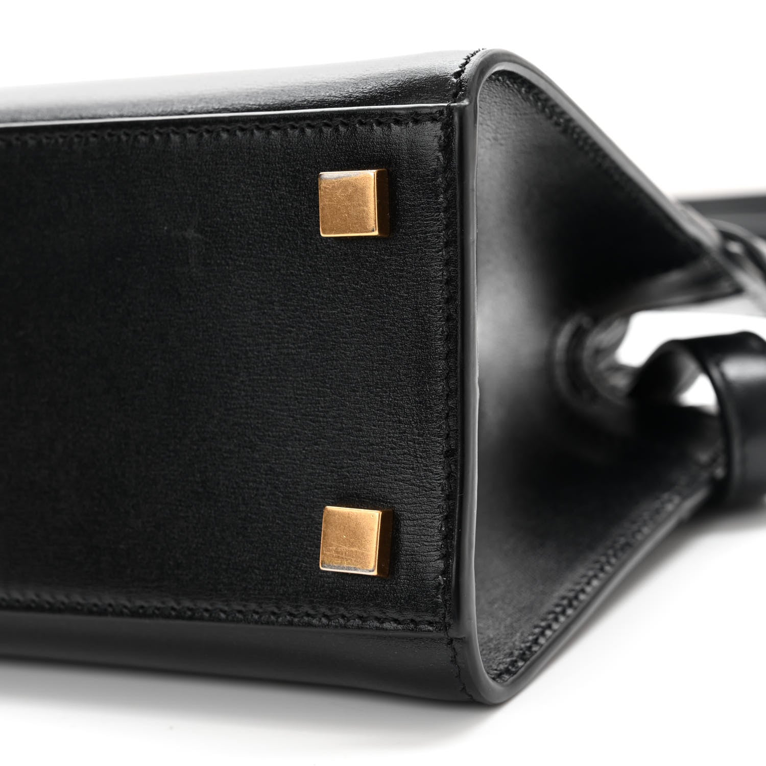 Saint Laurent Smooth Calfskin Manhattan Nano Shopper Tote Black 10 of 14