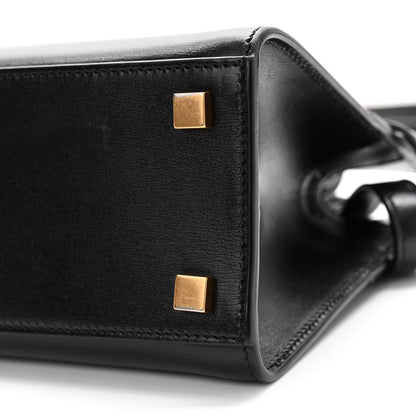 Saint Laurent Smooth Calfskin Manhattan Nano Shopper Tote Black 10 of 14