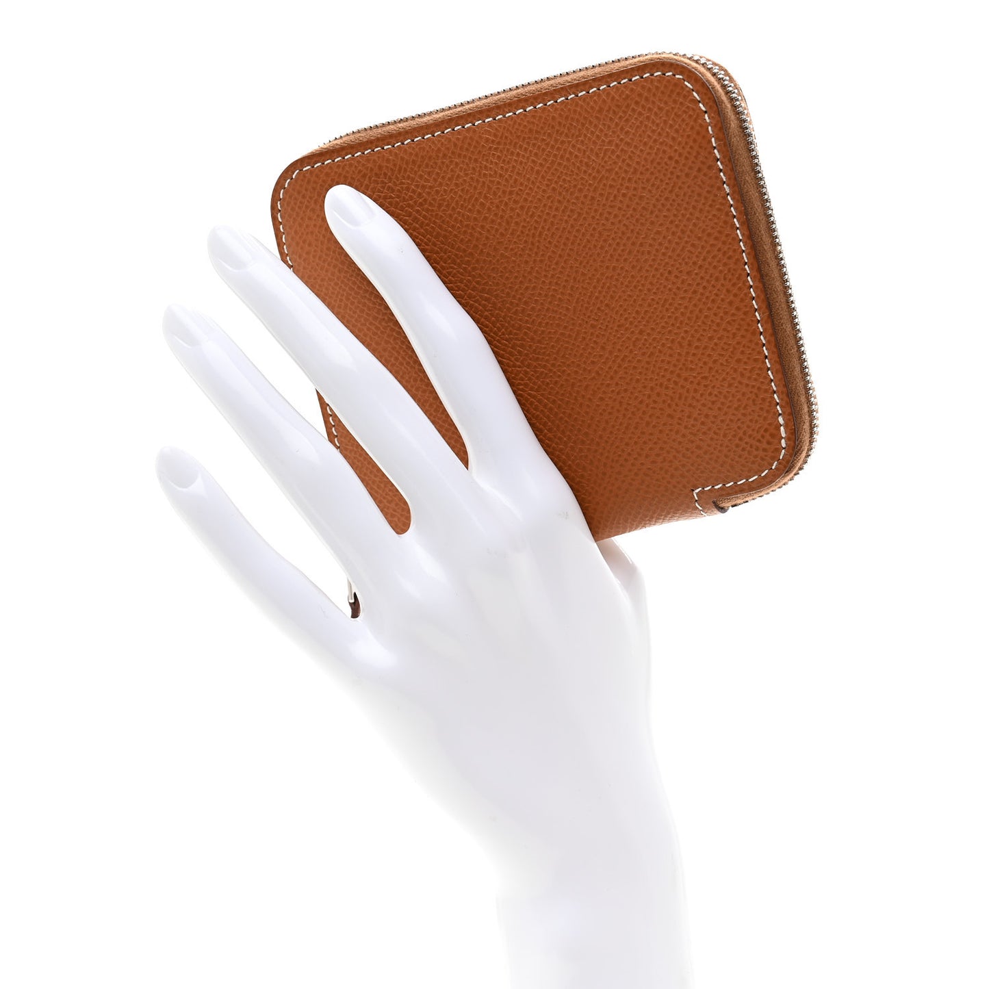 Epsom Silk'in Compact Wallet Gold