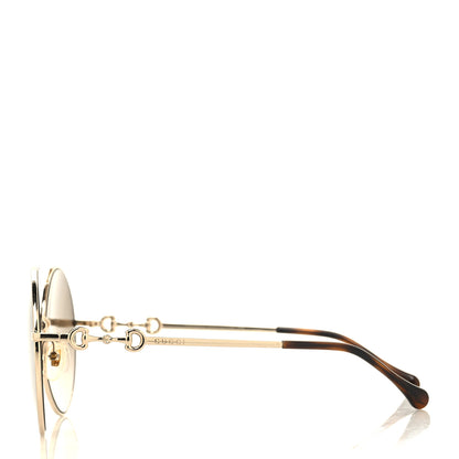 Gucci Round Horsebit Sunglasses GG0878S Gold 4 of 8