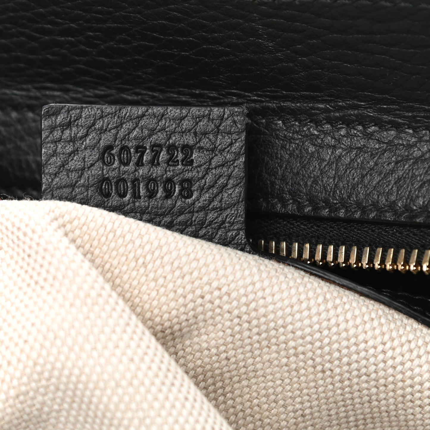 Dollar Calfskin Medium Soho Top Handle Satchel Black