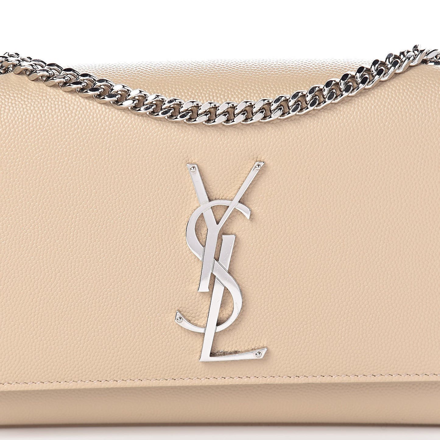 Grain De Poudre Small Monogram Kate Satchel Nude Powder