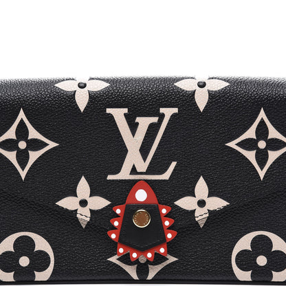 Louis Vuitton Empreinte Monogram Giant Crafty Pochette Felicie Black Creme 9 of 9