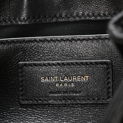 Saint Laurent Lambskin Quilted Monogram Mini Nolita Black 6 of 11