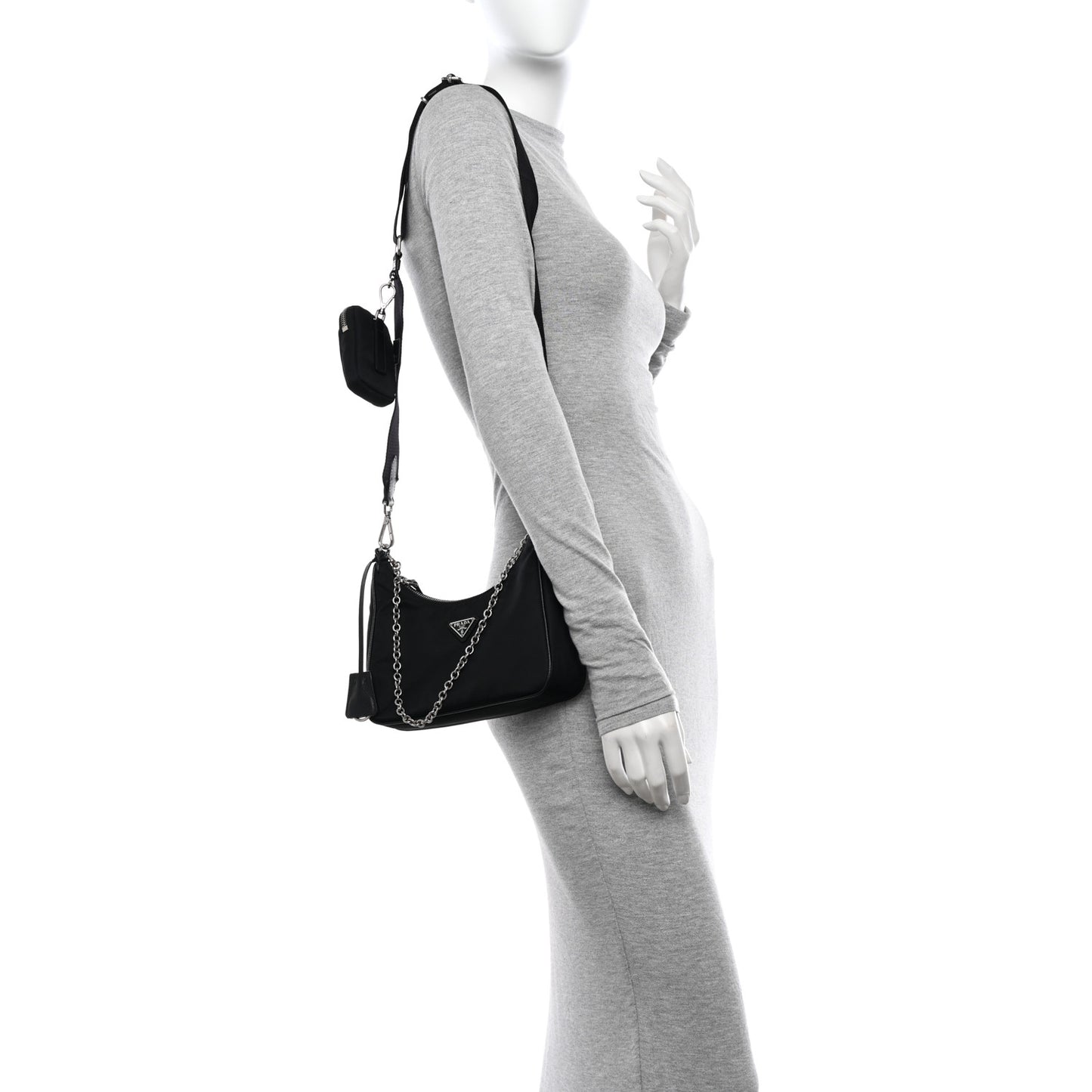 Nylon Re-Edition 2005 Shoulder Bag Black