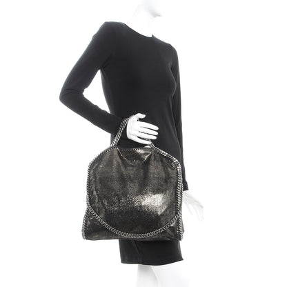 Stella McCartney Shaggy Deer Falabella Fold Over Tote Ruthenium 2 of 8