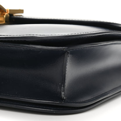Celine Box Calfskin Medium Classic Box Flap Bag Navy 10 of 11