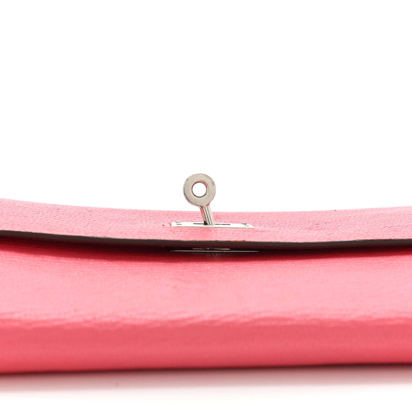 Chevre Mysore Kelly Longue Wallet Rose Lipstick