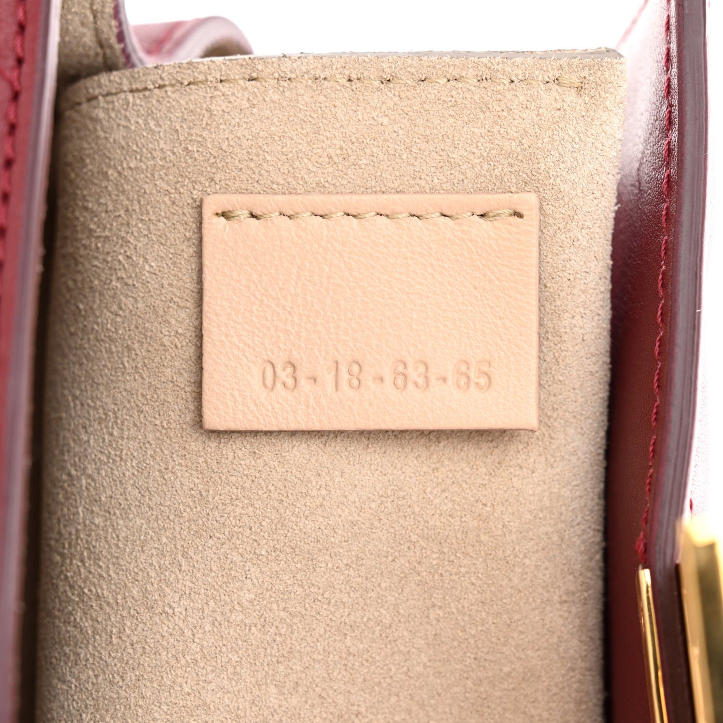 Calfskin Quilted Mini Drew Bijou Shoulder Bag Dahlia Red