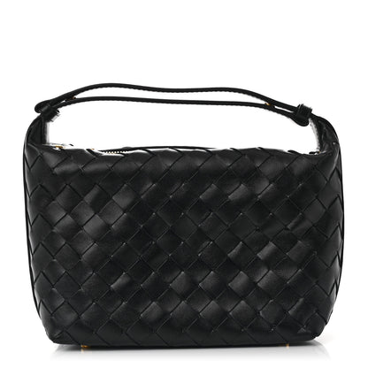 Bottega Veneta Calfskin Nappa Intrecciato Mini Wallace Black 1 of 11