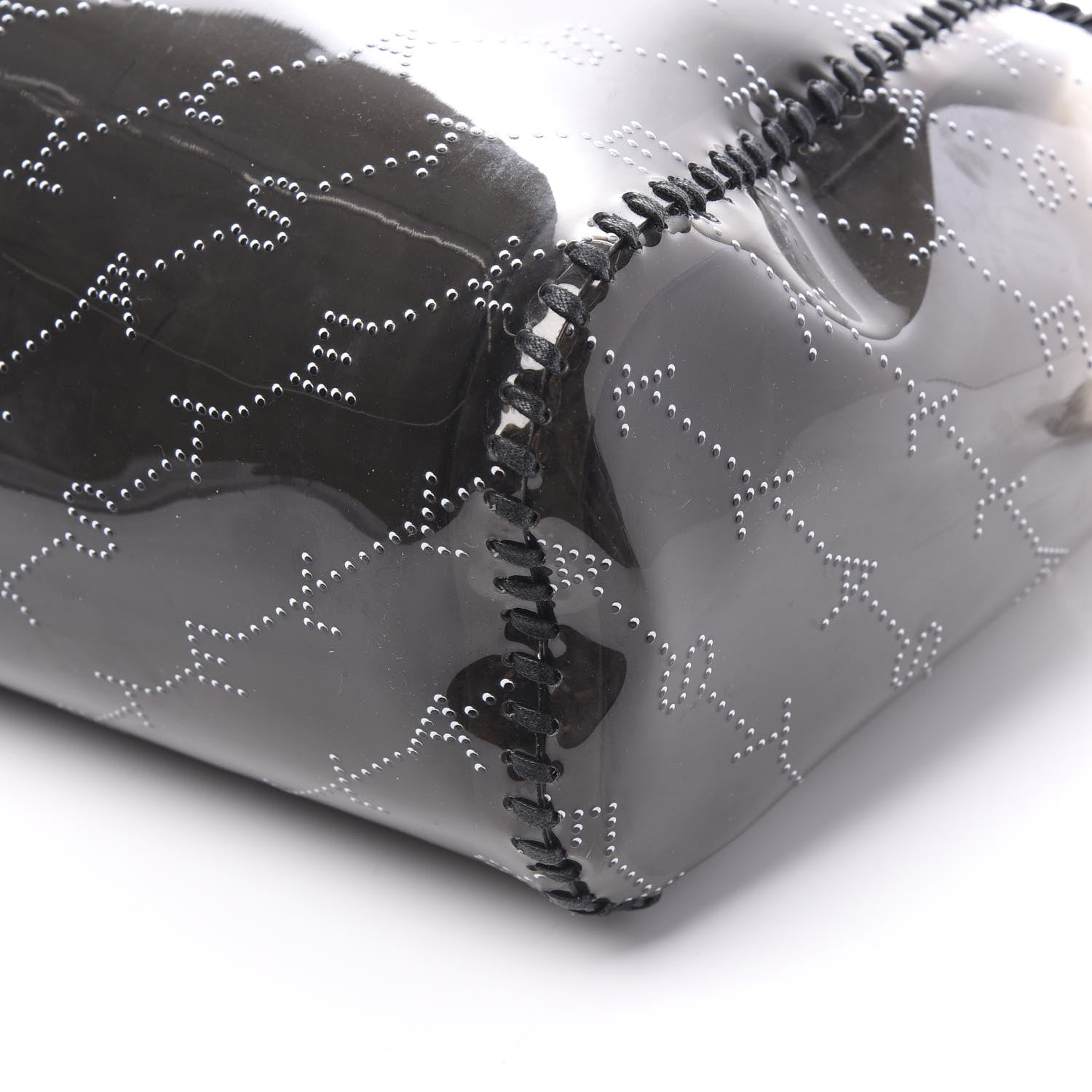 Stella McCartney PVC Monogram Falabella Reversible Tote Black 9 of 9