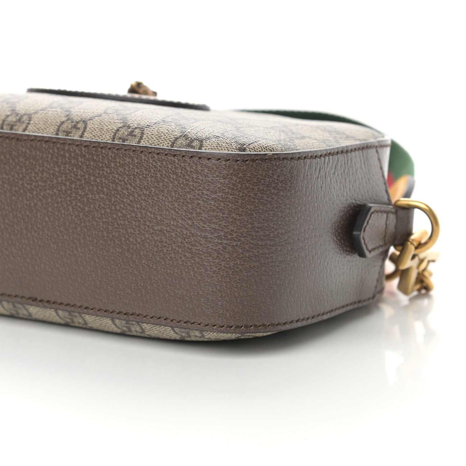 Gucci GG Supreme Monogram Web Neo Vintage Shoulder Bag Beige New Acero Crop 10 of 13