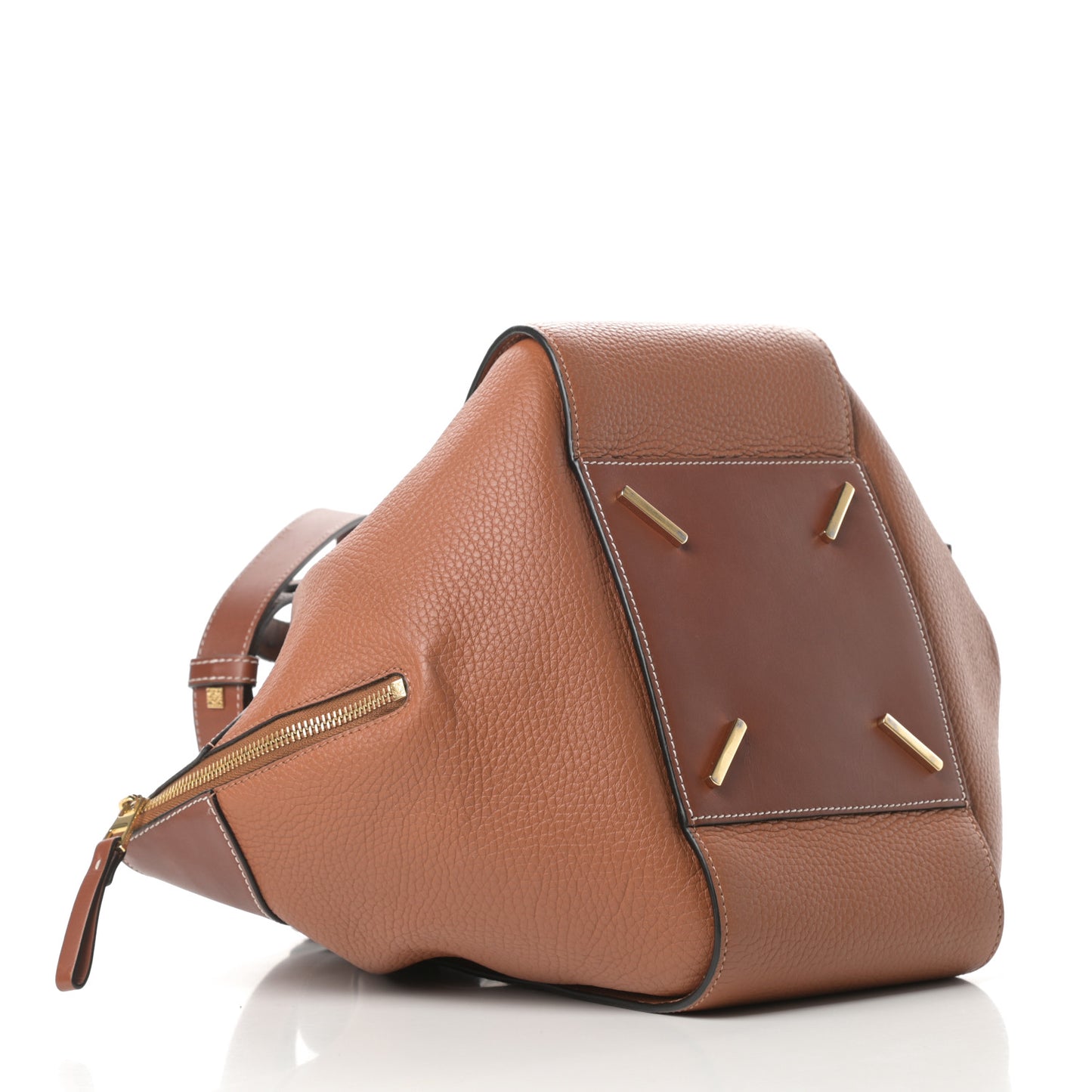 Calfskin Small Hammock Shoulder Bag Tan