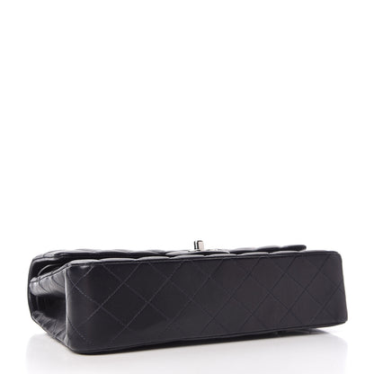Chanel Lambskin Quilted Medium Double Flap Dark Navy 4 of 11