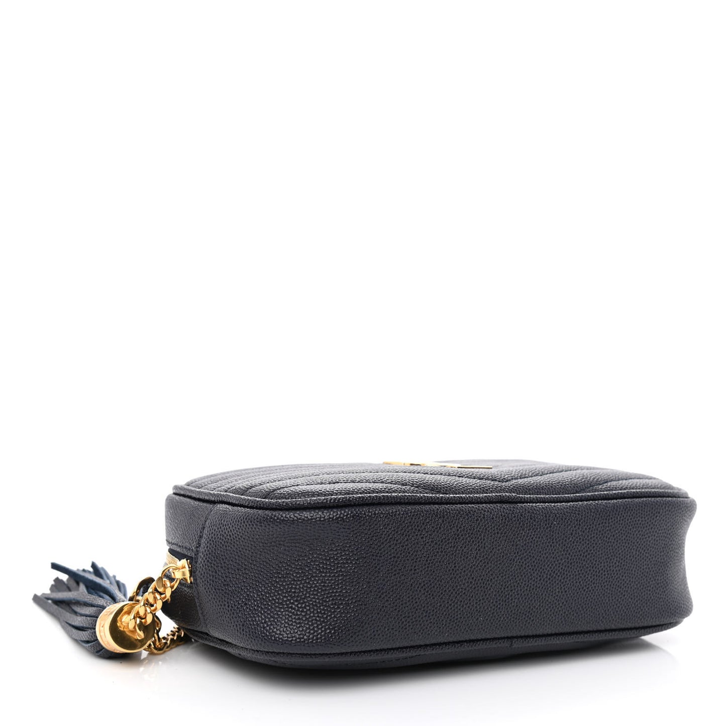 Grain De Poudre Matelasse Monogram Mini Lou Camera Bag Deep Marine