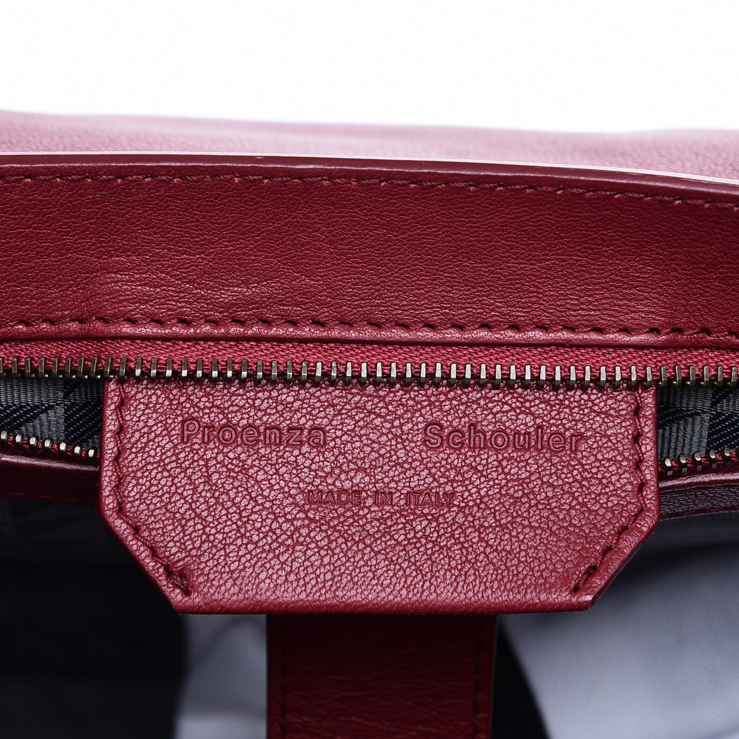 Proenza Schouler Lambskin Medium PS1 Satchel Chianti 7 of 8