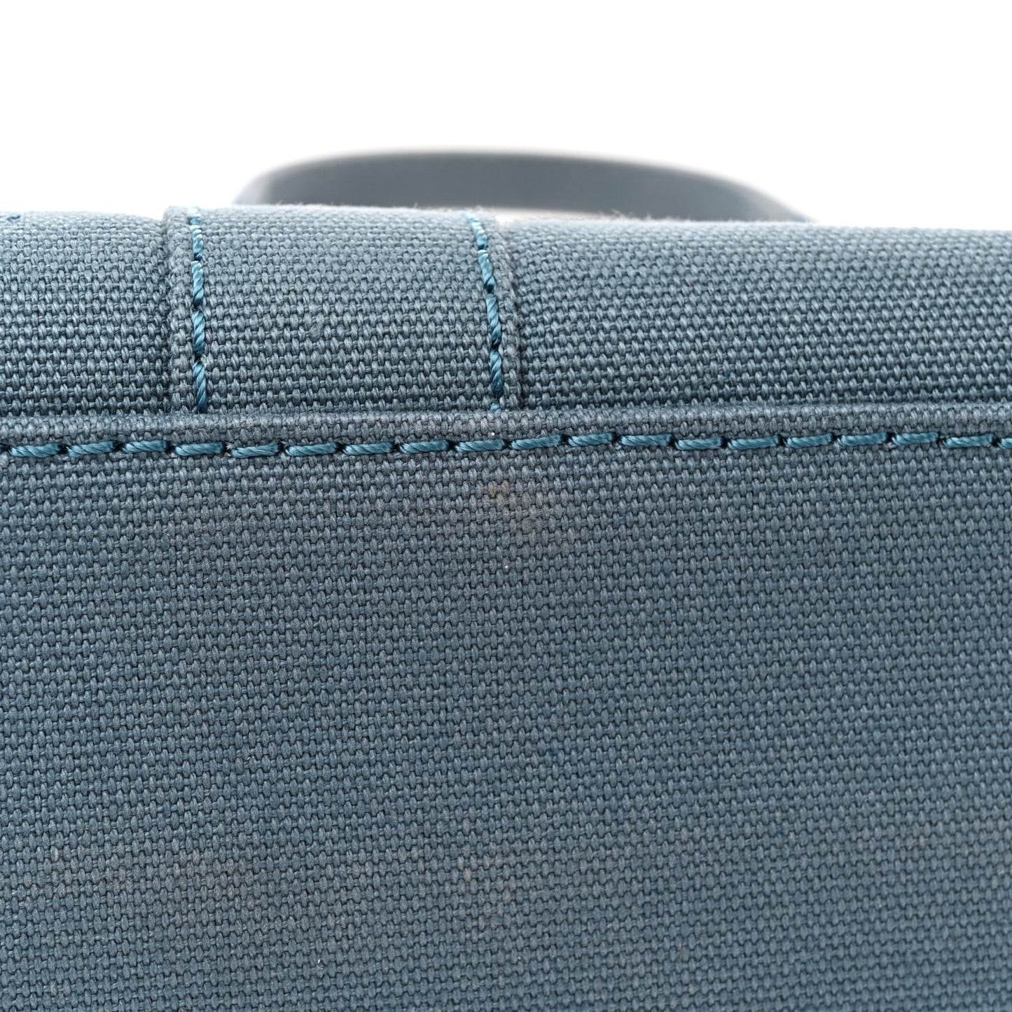 Cotton Canvas Mini The Tote Bag Blue Shadow