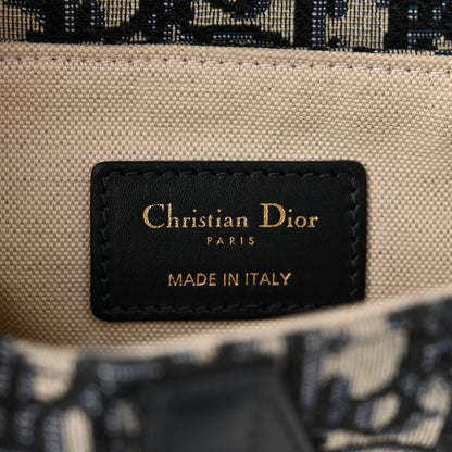 Christian Dior Oblique Mini Saddle Bag Blue 6 of 10