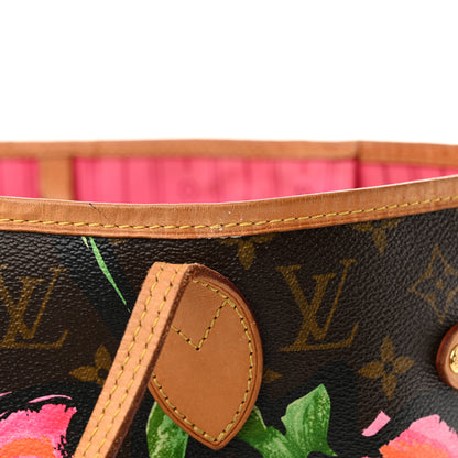 Louis Vuitton Monogram Roses Neverfull MM 18 of 21