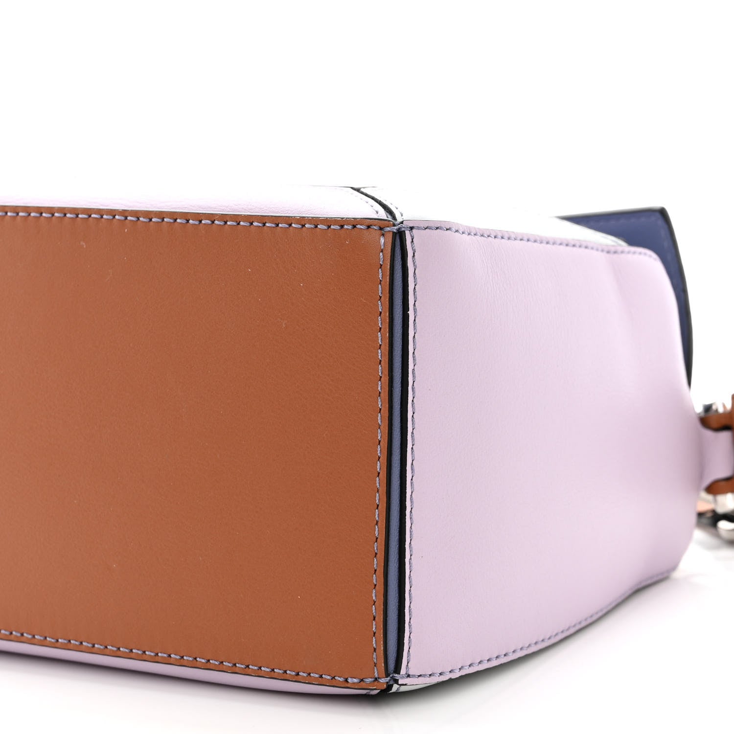 Loewe Calfskin Small Puzzle Bag Blueberry Kaolin Tan 10 of 10