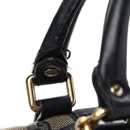 Gucci Monogram Vintage Web Small Boston Navy 16 of 17
