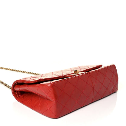 Chanel Aged Calfskin Quilted 2.55 Reissue 226 Flap Red 3 of 7