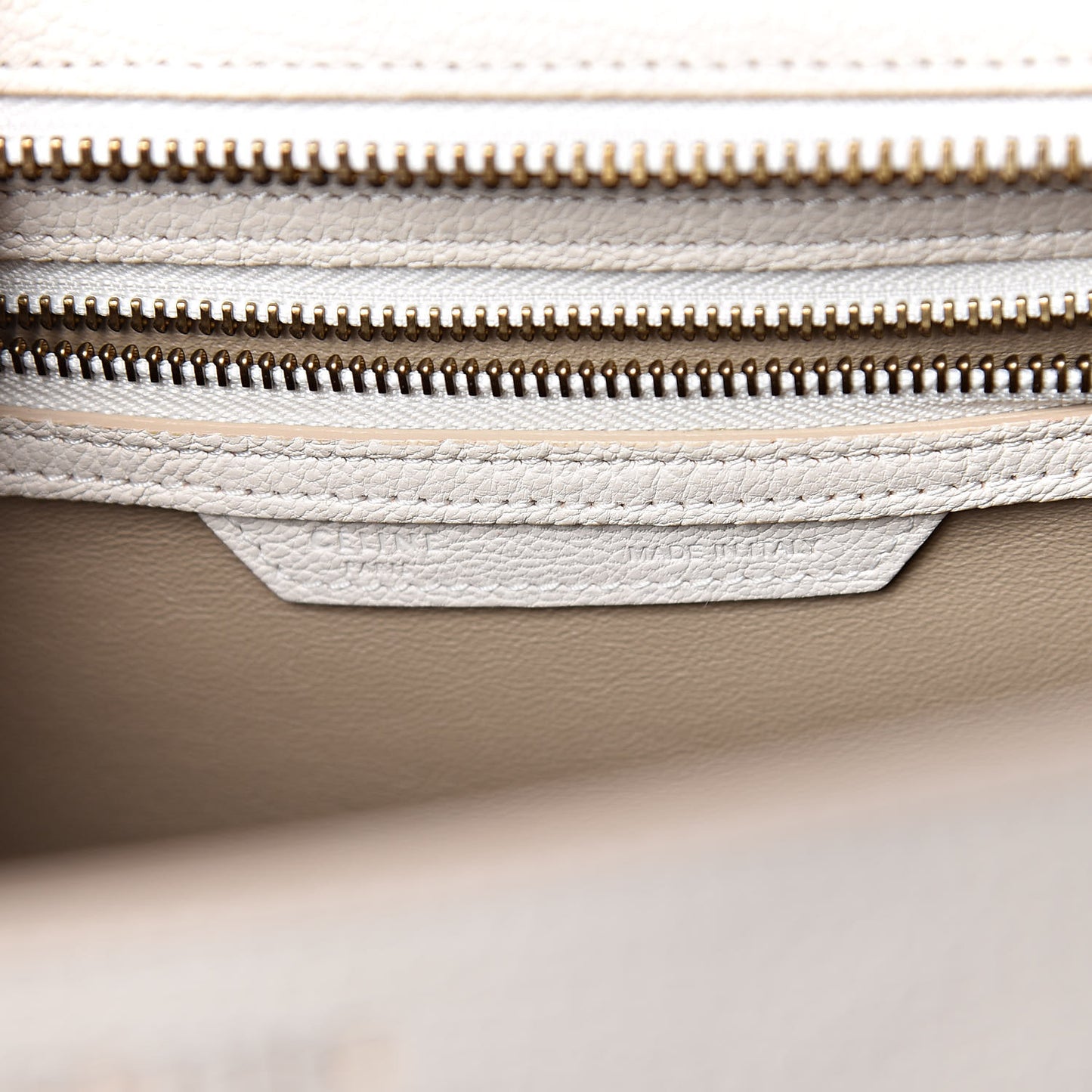 Goatskin Micro Luggage White