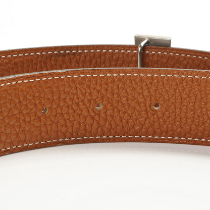 Hermes Box Togo 32mm H Belt 90 Black Gold 6 of 6