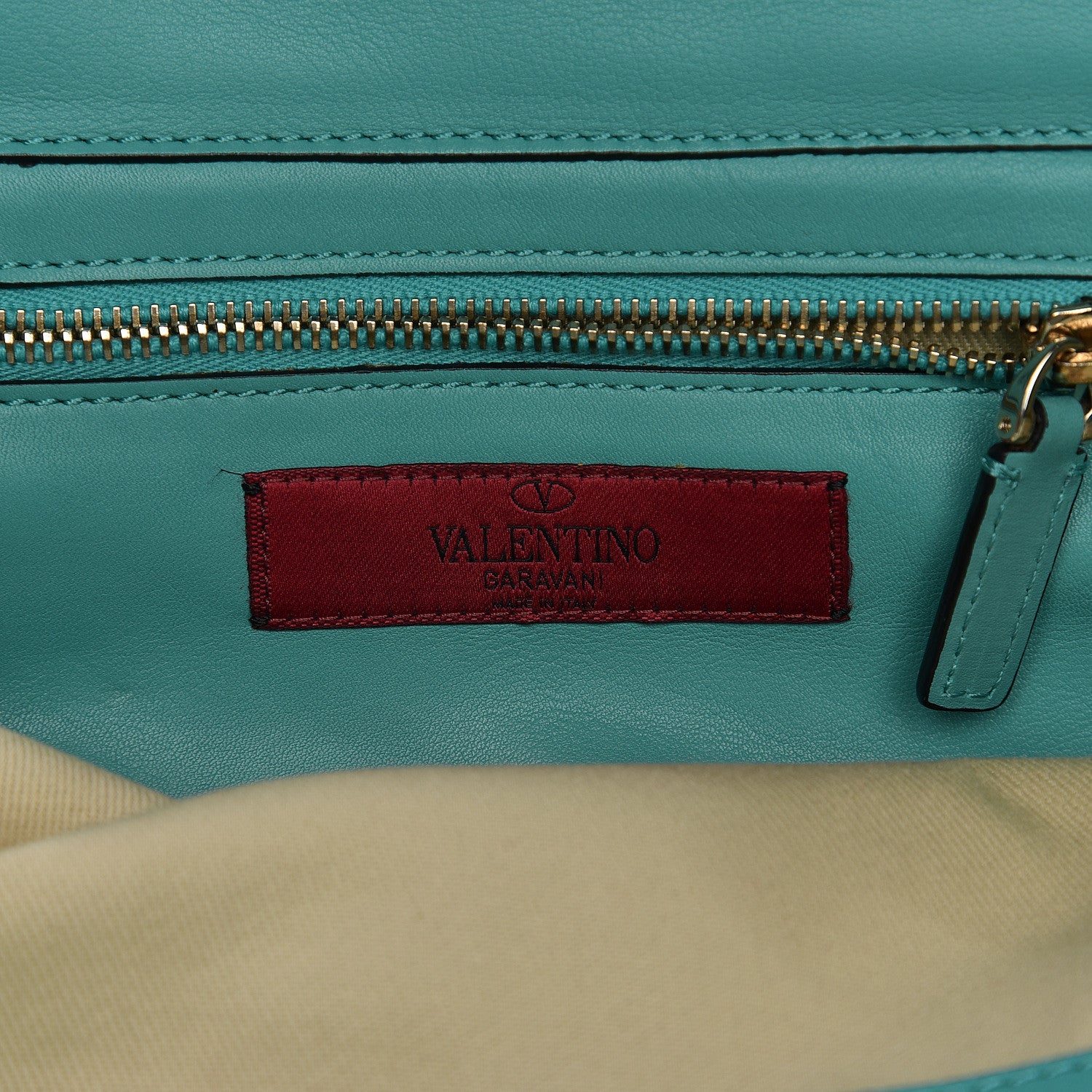 Valentino Garavani Vitello Small Rockstud Tote Colibri 5 of 8
