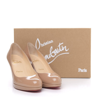 Christian Louboutin Patent New Simple 85 Pumps 36 Nude 10 of 10