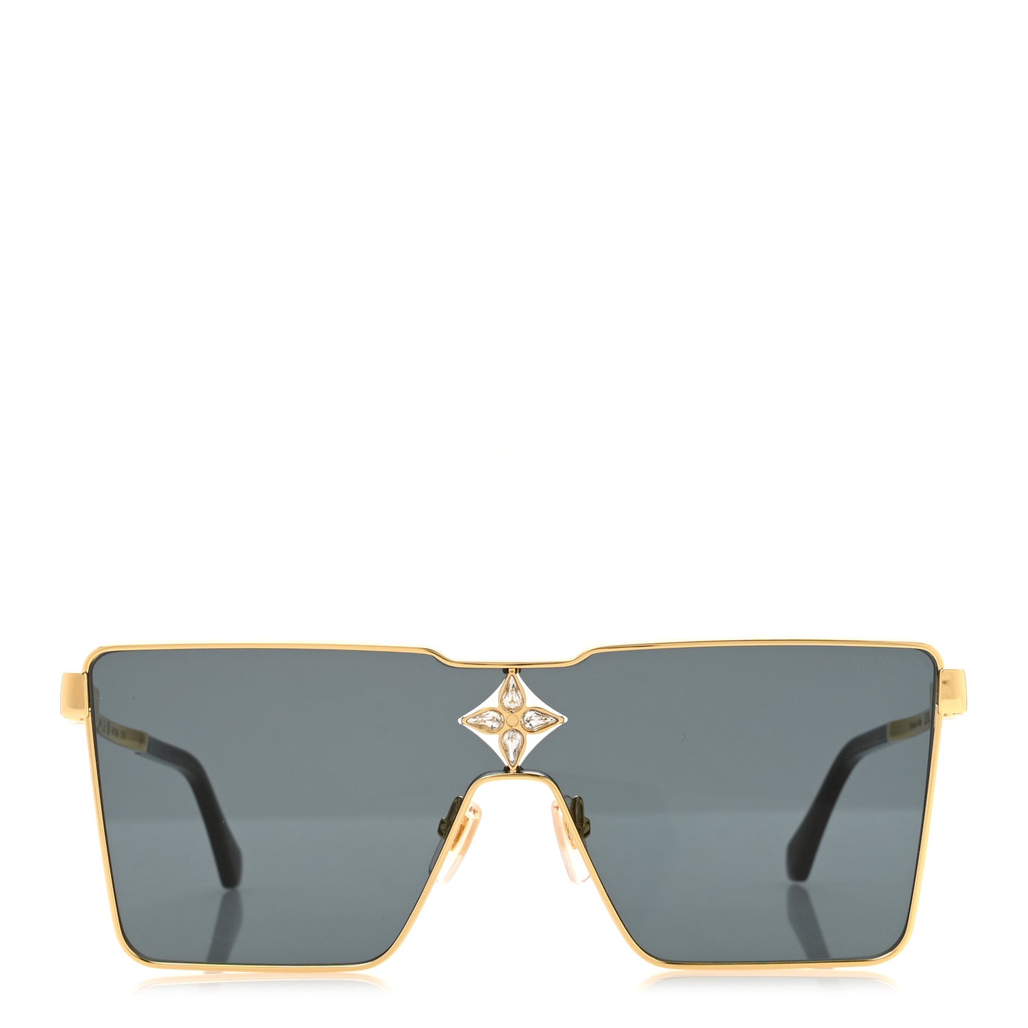 Acetate Swarovski Crystal Cyclone Sunglasses Z1700U Gold